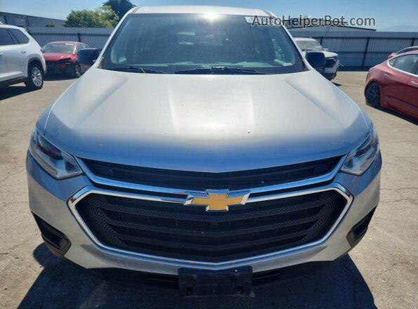 1GNEVLKW7KJ222002 2019 CHEVROLET TRAVERSE Silver წინა ხედი
