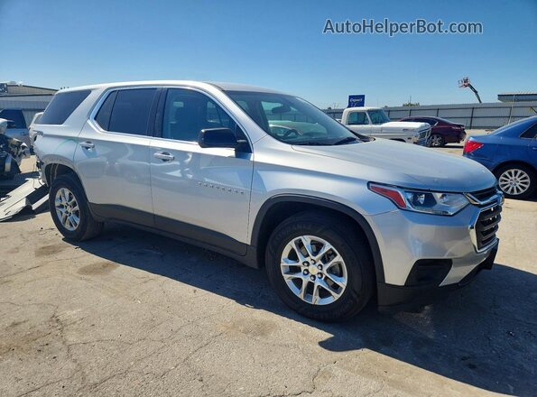 1GNEVLKW7KJ222002 2019 CHEVROLET TRAVERSE Silver წინა მარჯვენა