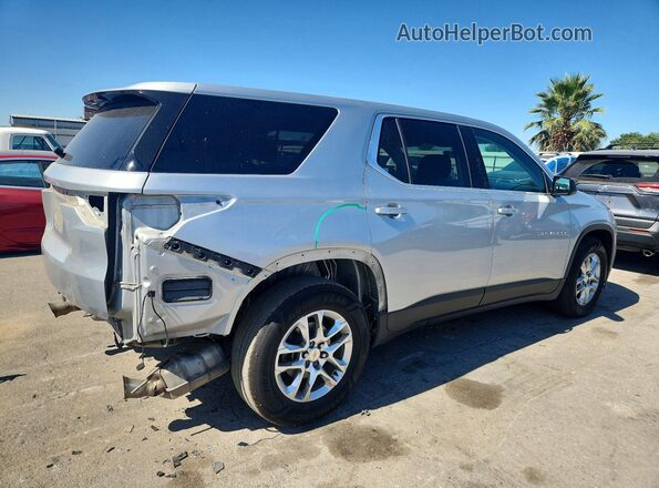 1GNEVLKW7KJ222002 2019 CHEVROLET TRAVERSE Silver უკანა მარჯვენა