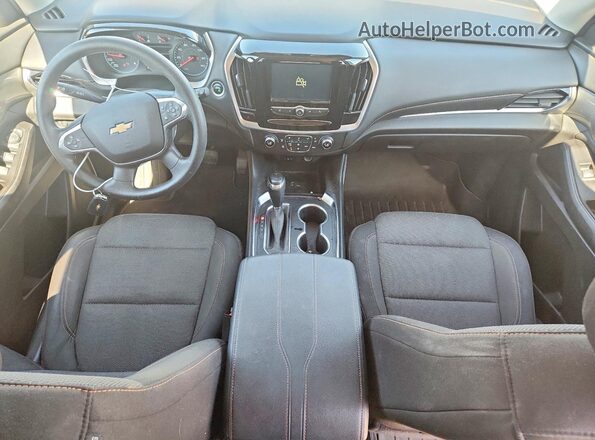 1GNEVLKW7KJ222002 2019 CHEVROLET TRAVERSE Silver წინა პანელის ხედი