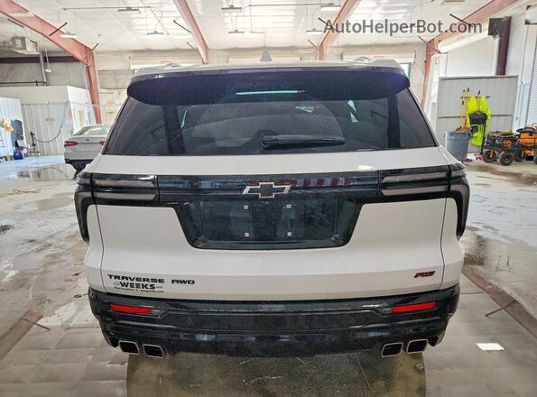 1GNEVLRSXSJ202300 2025 CHEVROLET TRAVERSE White Rear view