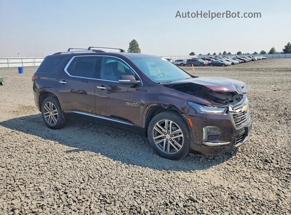 1GNEVNKW2NJ173940 2022 CHEVROLET TRAVERSE Burgundy Delantero derecho