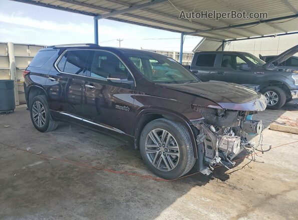 1GNEVNKW8NJ104444 2022 CHEVROLET TRAVERSE Maroon Przód prawy