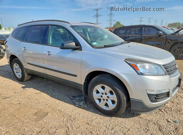1GNKRFED6HJ332860 2017 CHEVROLET TRAVERSE Silver Front right