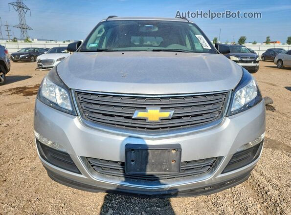 1GNKRFED6HJ332860 2017 CHEVROLET TRAVERSE Silver Front view