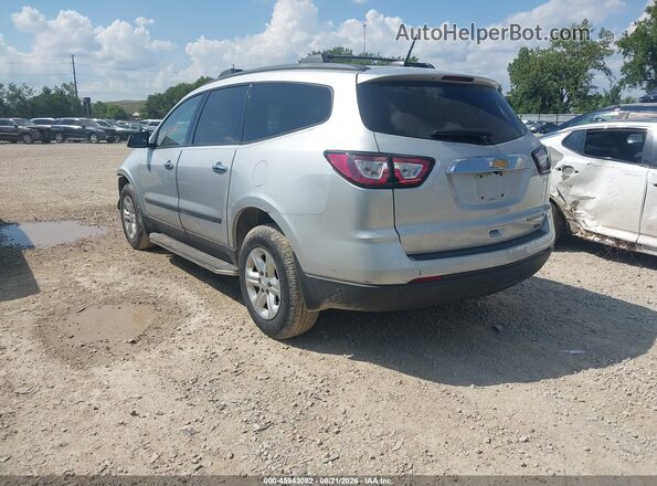 1GNKRFKD0GJ304796 2016 CHEVROLET TRAVERSE Silver Trasero izquierdo