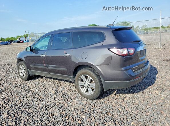 1GNKRFKD4HJ276468 2017 CHEVROLET TRAVERSE Black Trasero izquierdo