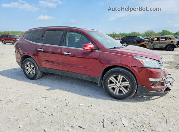 1GNKRGKD3GJ300151 2016 CHEVROLET TRAVERSE Red Przód prawy