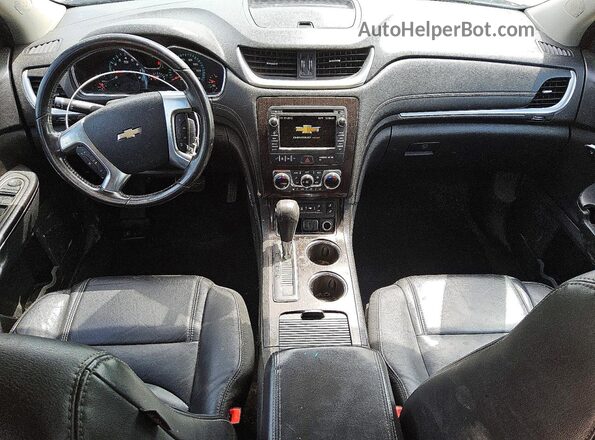 1GNKRHKD2HJ301122 2017 CHEVROLET TRAVERSE Gray Widok deski rozdzielczej