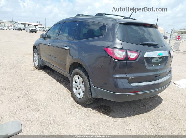 1GNKVFKD5GJ209601 2016 CHEVROLET TRAVERSE Черный Задняя левая четверть