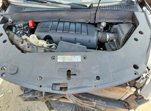 1GNKVGKD0GJ292893 2016 CHEVROLET TRAVERSE Black Widok komory silnika