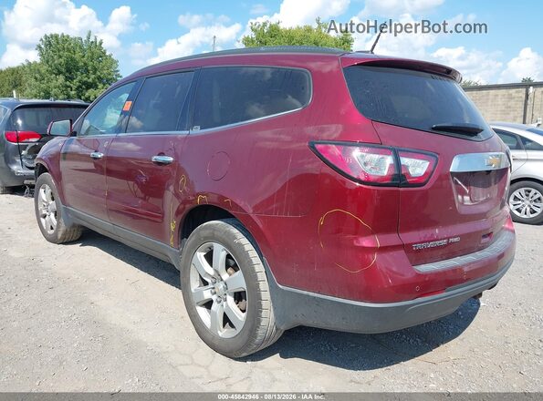 1GNKVGKD0HJ169919 2017 CHEVROLET TRAVERSE Maroon Trasero izquierdo