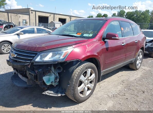 1GNKVGKD0HJ169919 2017 CHEVROLET TRAVERSE Maroon Vista tres cuartos delantera izquierda