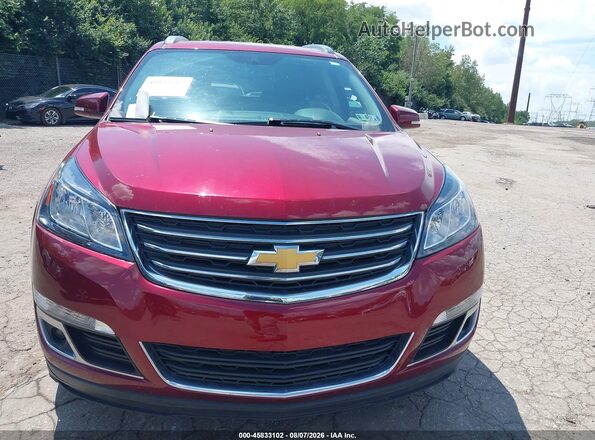 1GNKVGKD0HJ319950 2017 CHEVROLET TRAVERSE Red Instrument cluster view