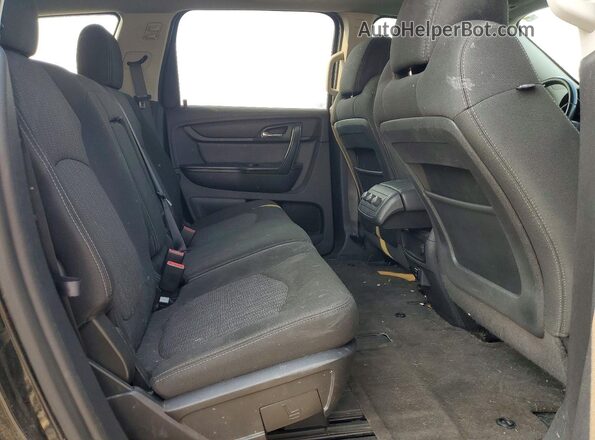 1GNKVGKD1GJ306073 2016 CHEVROLET TRAVERSE Black Vista interior trasera
