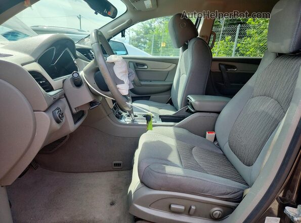 1GNKVGKD1GJ312729 2016 CHEVROLET TRAVERSE Gray Widok wnętrza z przodu