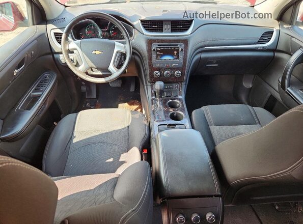 1GNKVGKD1HJ226726 2017 CHEVROLET TRAVERSE Red Dashboard view