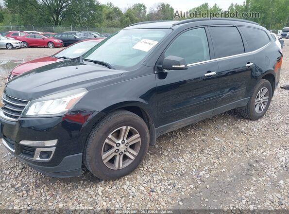 1GNKVGKD5HJ236322 2017 CHEVROLET TRAVERSE Black Առջևի ձախ երեք քառորդ տեսարան