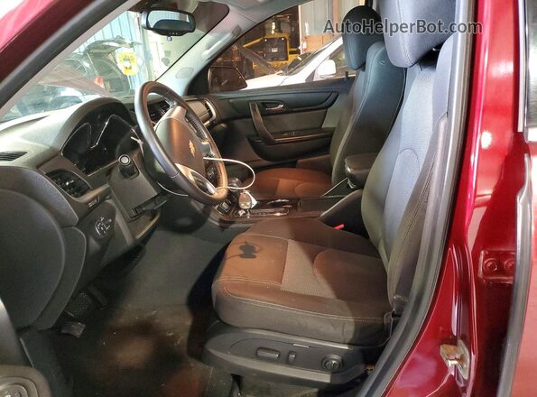 1GNKVGKD7HJ333733 2017 CHEVROLET TRAVERSE Red Вид салону спереду