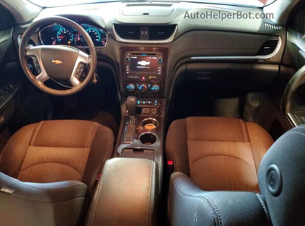 1GNKVGKD7HJ333733 2017 CHEVROLET TRAVERSE Red Вид панелі приладів