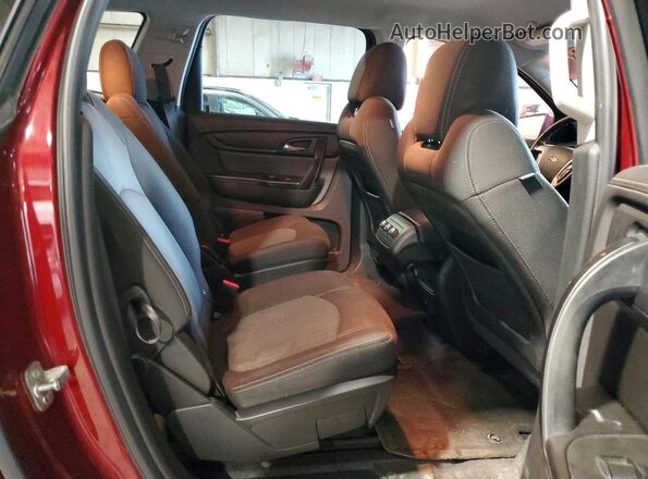 1GNKVGKD7HJ333733 2017 CHEVROLET TRAVERSE Red Вид задніх сидінь