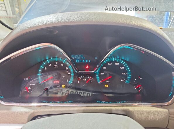 1GNKVGKD8HJ185933 2017 CHEVROLET TRAVERSE Blue Instrument cluster view