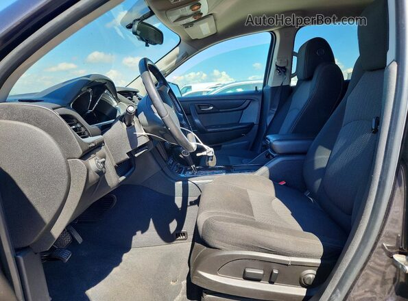 1GNKVGKDXGJ237688 2016 CHEVROLET TRAVERSE Серый Вид салона спереди