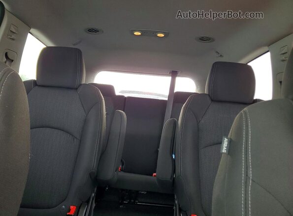 1GNKVGKDXGJ332462 2016 CHEVROLET TRAVERSE Gray Vista de los asientos traseros