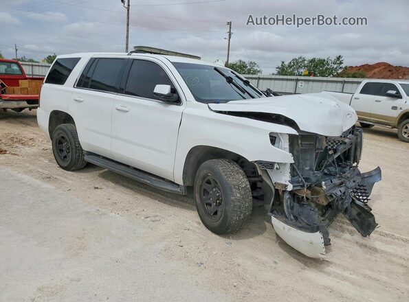 1GNLCDEC1JR306269 2018 CHEVROLET TAHOE Белый Передняя правая четверть