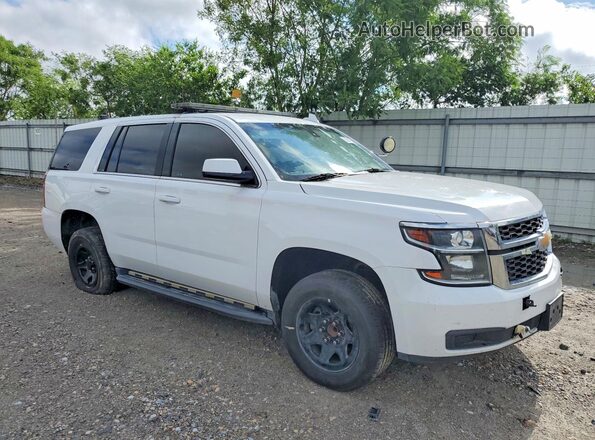 1GNLCDEC2KR298524 2019 CHEVROLET TAHOE Белый Передняя правая четверть