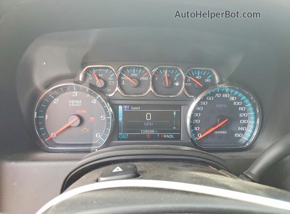 1GNLCDEC2KR298524 2019 CHEVROLET TAHOE Белый Вид щитка приборов