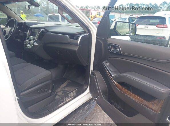 1GNLCDEC2KR373559 2019 CHEVROLET TAHOE Белый Вид салона спереди