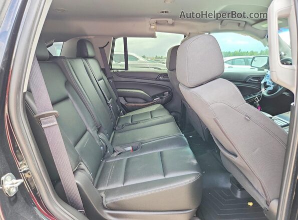 1GNLCDEC4LR111771 2020 CHEVROLET TAHOE Black Widok wnętrza z tyłu