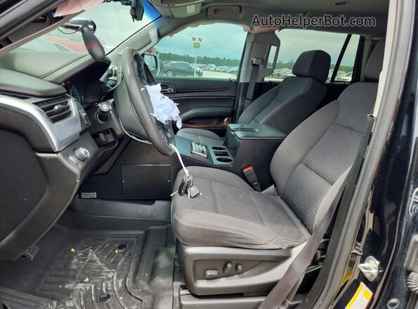 1GNLCDEC4LR111771 2020 CHEVROLET TAHOE Black Widok wnętrza z przodu