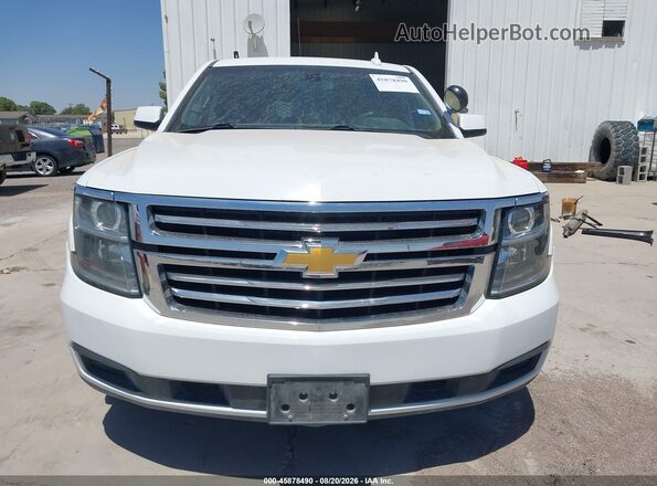 1GNLCDEC5KR348476 2019 CHEVROLET TAHOE White Вид спереду