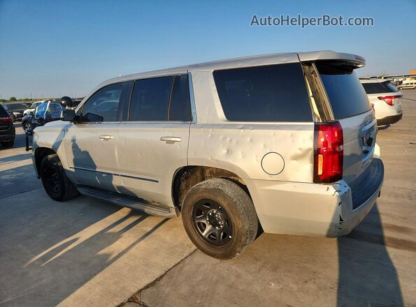 1GNLCDEC6JR228555 2018 CHEVROLET TAHOE Silver Trasero izquierdo