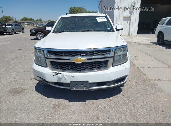 1GNLCDEC6KR353573 2019 CHEVROLET TAHOE White Instrument cluster view