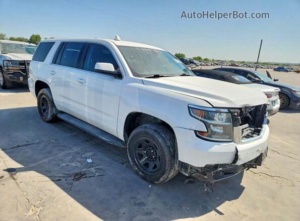 1GNLCDEC7LR162116 2020 CHEVROLET TAHOE Белый Передняя правая четверть