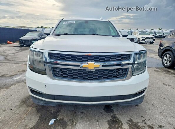 1GNLCDEC7LR246226 2020 CHEVROLET TAHOE White Widok z przodu