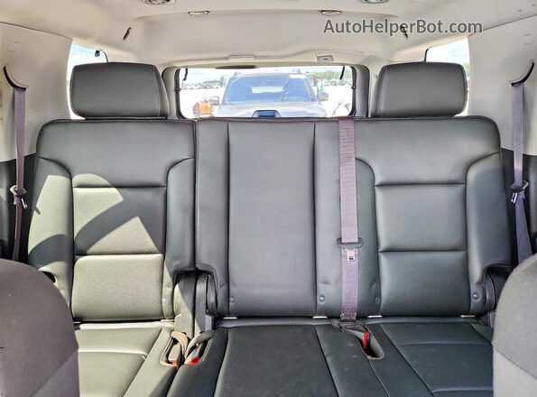1GNLCDECXHR175630 2017 CHEVROLET TAHOE White Rear seats view