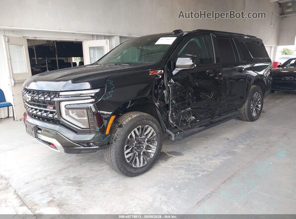 1GNS6DRD2SR282068 2025 CHEVROLET SUBURBAN Black Vista tres cuartos delantera izquierda