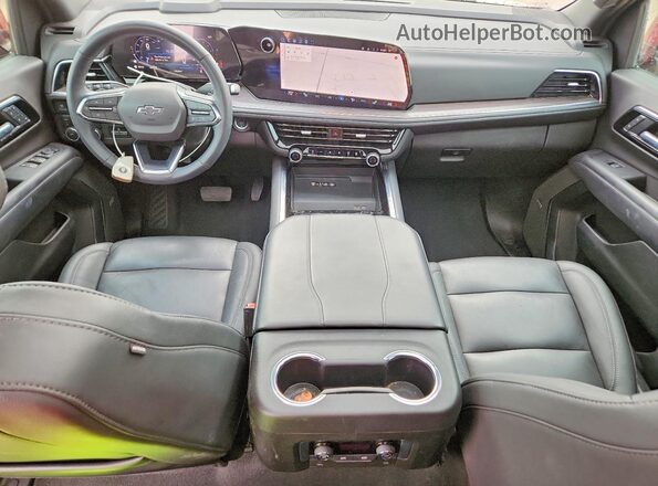 1GNS6PRD2SR103545 2025 CHEVROLET TAHOE Brown Dashboard view