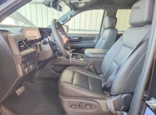 1GNS6PRD6SR335033 2025 CHEVROLET TAHOE Черный Вид салона спереди