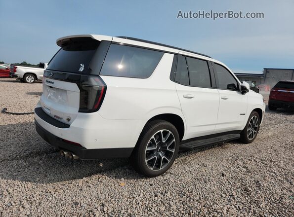 1GNS6RKDXTR308067 2026 CHEVROLET TAHOE Белый Задняя правая четверть