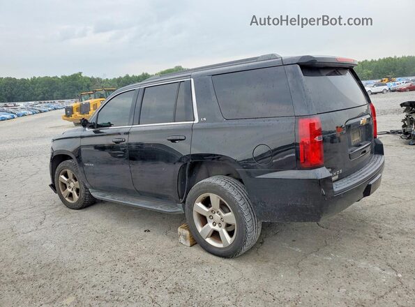 1GNSCAEC7GR426371 2016 CHEVROLET TAHOE Black უკანა მარცხენა