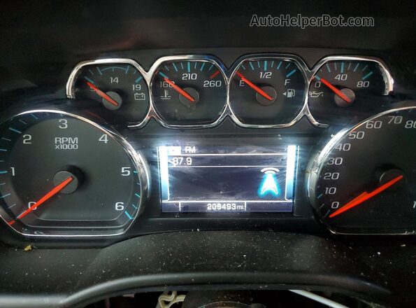 1GNSCAEC7GR426371 2016 CHEVROLET TAHOE Black ხელსაწყოთა პანელის ხედი