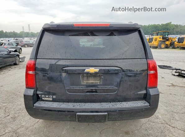 1GNSCAEC7GR426371 2016 CHEVROLET TAHOE Black უკანა ხედი