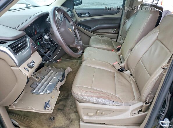 1GNSCAEC7GR426371 2016 CHEVROLET TAHOE Black წინა სალონის ხედი