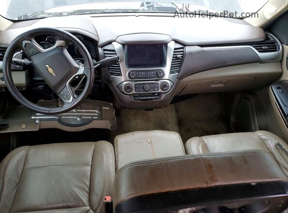 1GNSCAEC7GR426371 2016 CHEVROLET TAHOE Black წინა პანელის ხედი