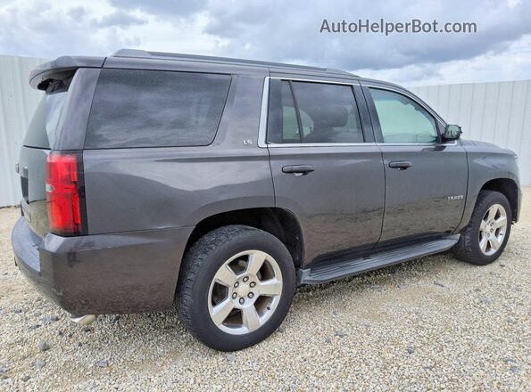 1GNSCAKC0GR334877 2016 CHEVROLET TAHOE Charcoal უკანა მარჯვენა